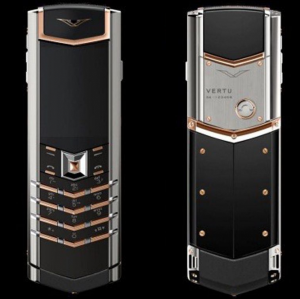 vertu signature s mix rose gold