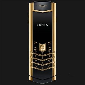 vertu signature s yellow gold ceramic